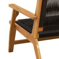 Градинска мебел 2 pcs Черно 78 x 67 x 73 см