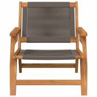 Градинска мебел 2 pcs Сив 78 x 67 x 73 см