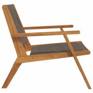 Градинска мебел 2 pcs Сив 78 x 67 x 73 см