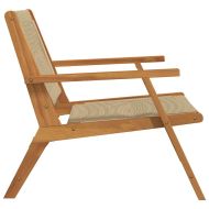 Градинска мебел 2 pcs Бежово 78 x 67 x 73 см