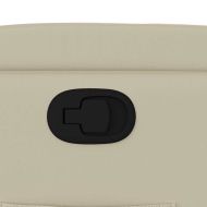 Реклайнер, кремав, изкуствена кожа