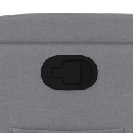 Реклайнер стол, светлосив, текстил