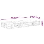 Матрак покет пружини, средна твърдост, 70x200 см