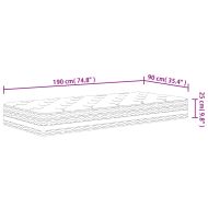 Матрак покет пружини Medium 90x190 см единичен размер
