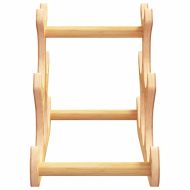 Поставка за вино за 6 бутилки 35x18x25,5 см бамбук