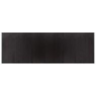 Килим, правоъгълен, тъмнокафяв, 100x300 см, бамбук