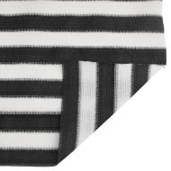 Засенчваща мрежа антрацит и бяло 1,8x25 м HDPE 150 г/м²