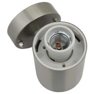 Външна стенна лампа Сребрист 12 x 7.5 x 27 см