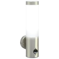 Външни стенни лампи 2 pcs Сребрист 12 x 7.5 x 29 см