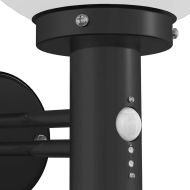 Външни стенни лампи 2 pcs Черно 28 x 25 x 38 см