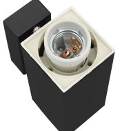 Външни стенни лампи 2 pcs Черно 10.5 x 6 x 35 см