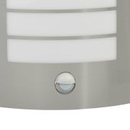 Външна стенна лампа Сребрист 23.5 x 10.5 x 26 см