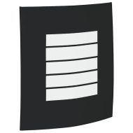 Външна стенна лампа Черно 23.5 x 10.5 x 26 см