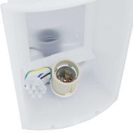 Външни стенни лампи 2 pcs Черно 23.5 x 10.5 x 26 см