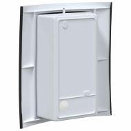 Външна стенна лампа Черно 23.5 x 10.5 x 26 см