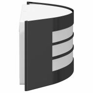 Външни стенни лампи 2 pcs Черно 32 x 10 x 10 см