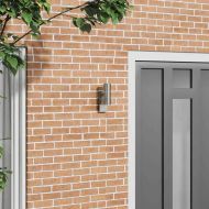 Външна стенна лампа Сребрист 7 x 10 x 22 см Неръждаема стомана