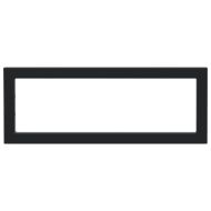 Рафтови скоби за мивка, 2 бр, черен, правоъгълни, стомана