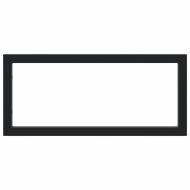 Рафтови скоби за мивка, 2 бр, черен, правоъгълни, стомана