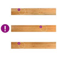 Прозоречни первази, 2 бр, светлокафяви, 100x15x2 см, дъб масив