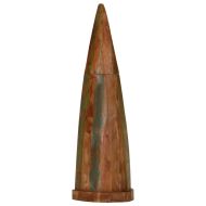 Шкаф тип лодка 39x27x127 см масивно регенерирано дърво