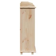 Винен рафт Кафяво 90 x 60 x 30 см Здрава борова дървесина