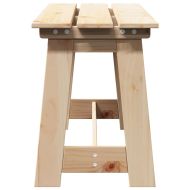 Външна пейка Кафяво 119 x 35 x 47 см Здрава борова дървесина