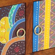 Шкаф за обувки със съхранение с врата Кафяво 90 x 35 x 55 см