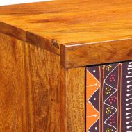 Нощен шкаф 2 pcs Кафяво 35 x 30 x 22 см Акациево дърво масив