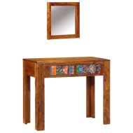 Тоалетка Кафяво 90 x 45 x 75 cm Масивна акациева дървесина