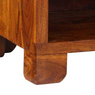 Поставка за телефон с чекмедже Кафяво 40 x 35 x 75 см