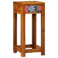 Поставка за телефон с чекмедже Кафяво 35 x 35 x 75 см