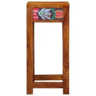 Поставка за телефон с чекмедже Кафяво 35 x 35 x 75 см