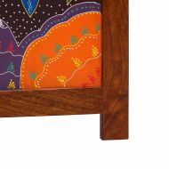 Разделител за стая Кафяво 105 x 160 см Акациево дърво масив