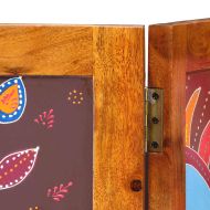 Разделител за стая Кафяво 105 x 180 cm Акациево дърво масив