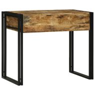 Маси за тоалет със съхранение Кафяво Масивна дървесина от манго