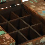 Маси за тоалет Многоцветен Масивна регенерирана дървесина