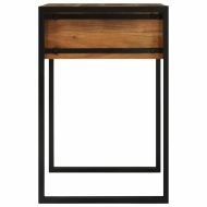 Маси за тоалет със съхранение Кафяво Масивна акациева дървесина