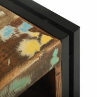 Винен рафт 34.5 x 35 x 39 см Масивна регенерирана дървесина