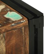 Винен рафт 34.5 x 35 x 39 см Масивна регенерирана дървесина