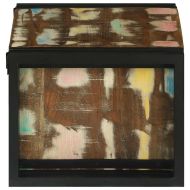 Винен рафт 46 x 35 x 27.5 см Масивна регенерирана дървесина