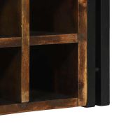 Винен рафт 46 x 35 x 27.5 см Масивна регенерирана дървесина