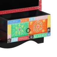 ТВ шкаф Многоцветен 80 x 35 x 50 см Масивна дървесина от манго