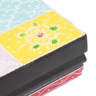 Стенни рафтове с рафт 2 pcs Многоцветен 40 x 20 x 6 cm