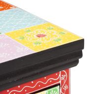 Телевизионен шкаф с чекмедже с рафт Многоцветен 60 x 30 x 24 см