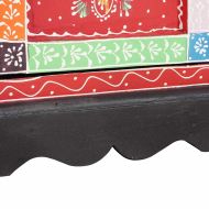 Шкаф с чекмеджета с рафт с врата Многоцветен 30 x 30 x 90 см