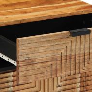 Нощен шкаф Кафяво 50 x 33 x 60 см Масивна акациева дървесина