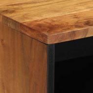 ТВ Единици с рафт Солидно акациево дърво 80 x 31,5 x 46 см