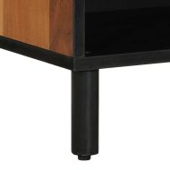 ТВ Единици с рафт Солидно акациево дърво 80 x 31,5 x 46 см