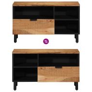 ТВ Единици с чекмедже Солидно акациево дърво Инженерно дърво